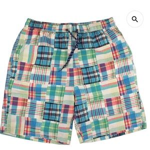 Castaway Nantucket Island Sandbar Swim Trunk Chatham Patch Madras Small NEW